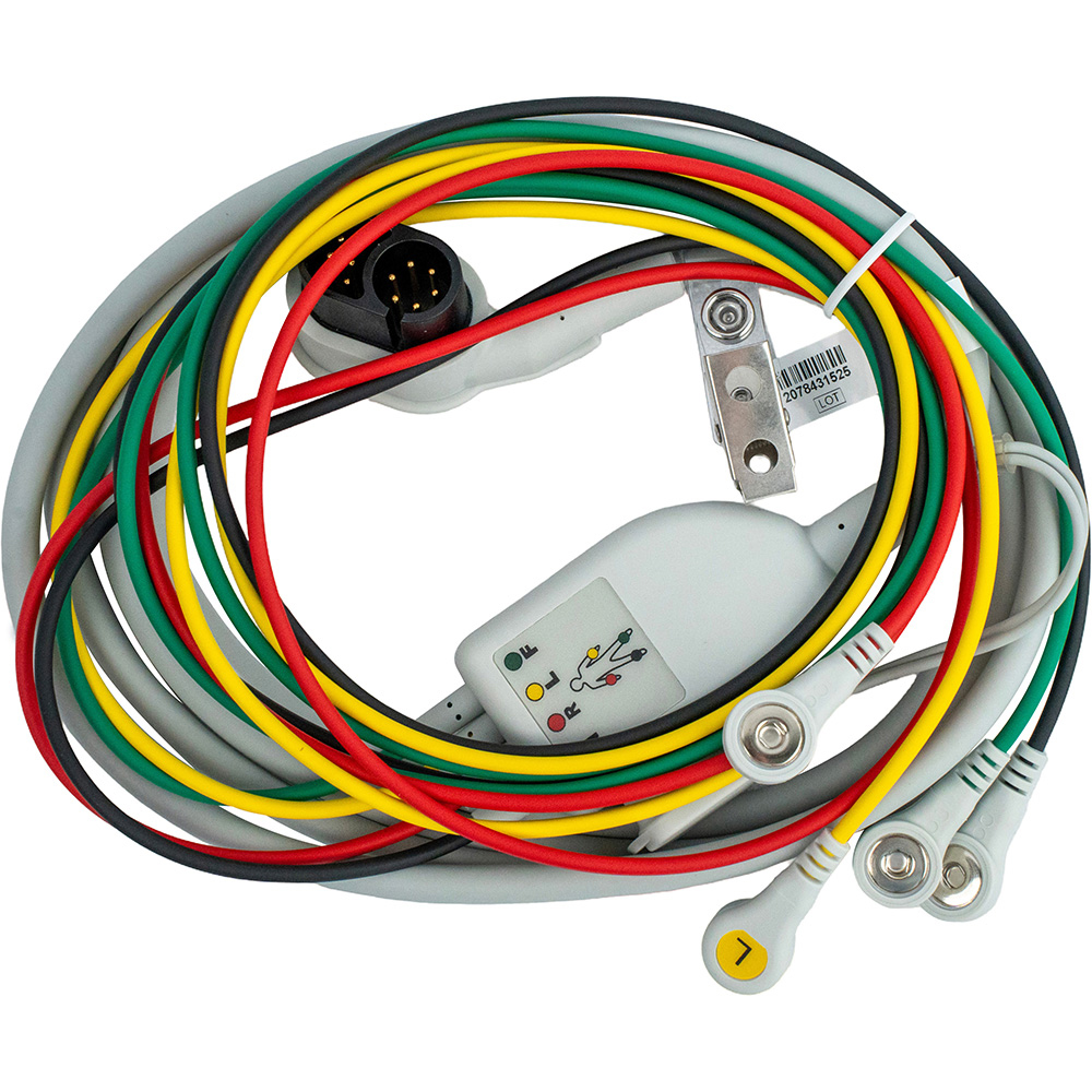 Kabel kończynowy 4-odpr. do kabla EKG 12-odpr. – IEC