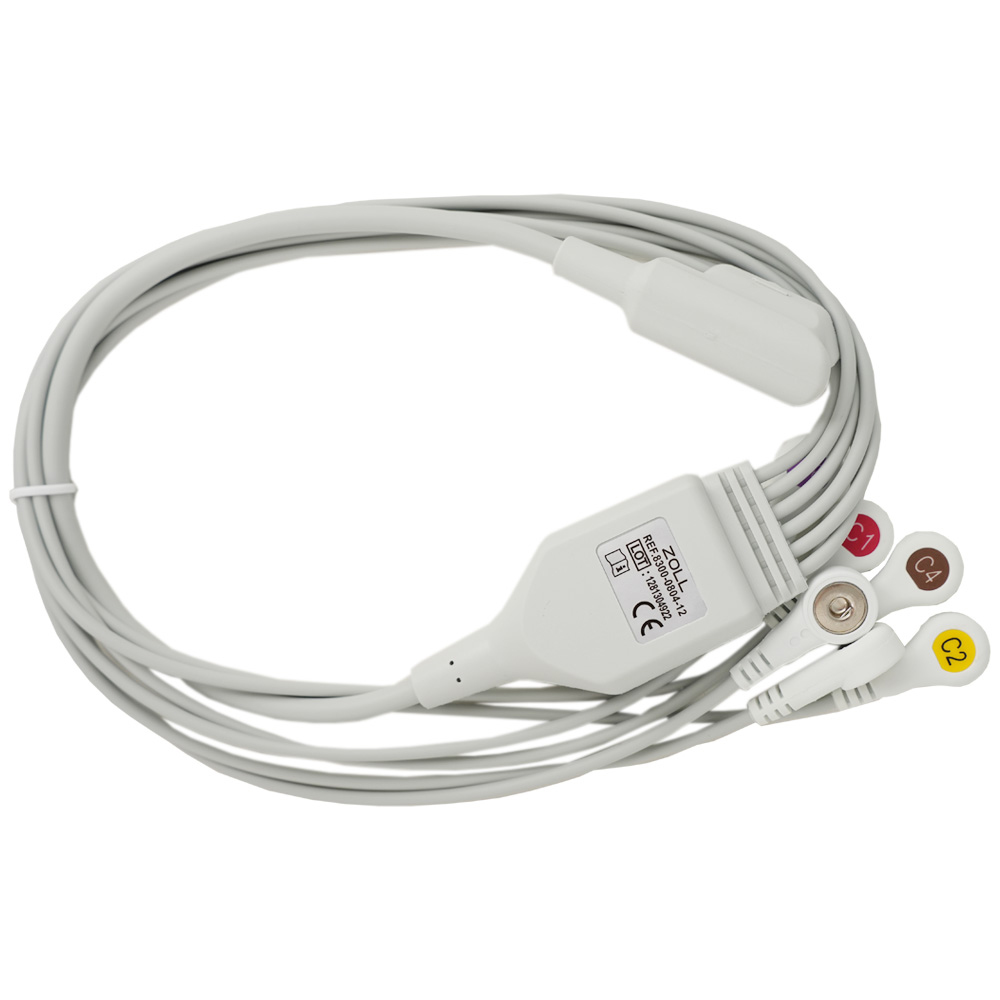 Kabel przedsercowy 6-odpr. do kabla EKG 12-odpr. – IEC